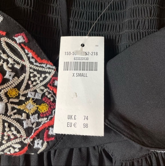 NWT Abercrombie and Fitch Floral Embroidered Maxi Dress - Picture 9 of 9